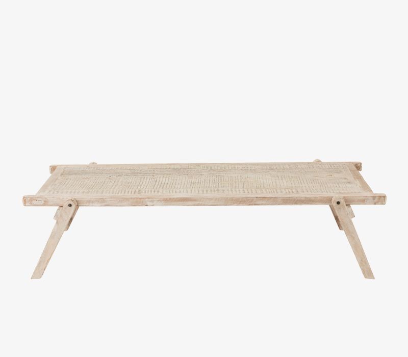 table basse bois cérusé