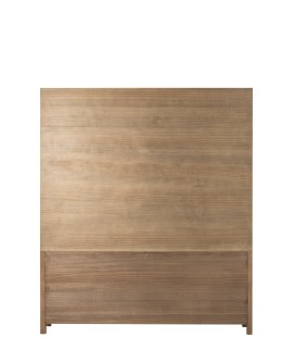 Dos de bibliothèque couleur naturel, salon provençal de caractère