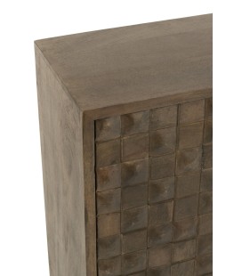vue de haut Armoire en manguier marron Pino Metal/Bois