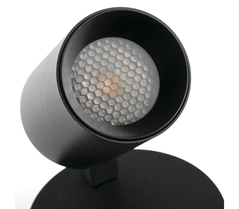 petite liseuse noir de chambre, éclairage à leds