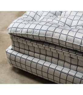 Sur-matelas laine vierge Elite 10cm - finition touffetée à la main